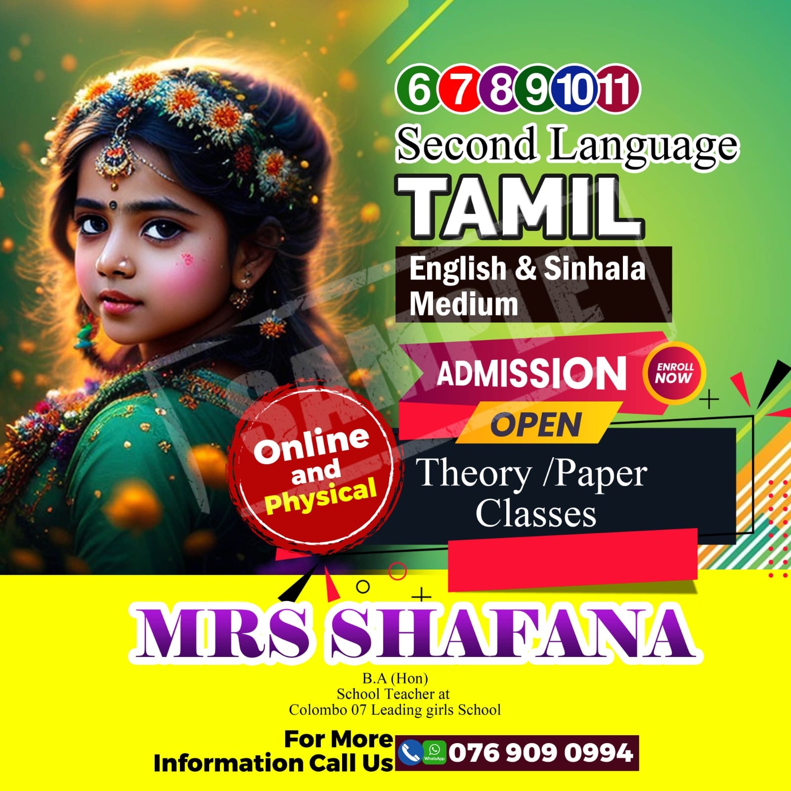 Mrs Shafana